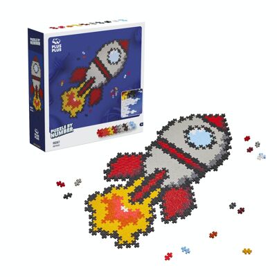 Rocket Puzzle 500 Pcs - children's construction game - PLUS MORE