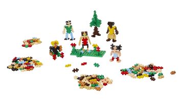 Kit découverte Habitants du monde 275 Pcs - jeu de construction enfant - PLUS PLUS 3