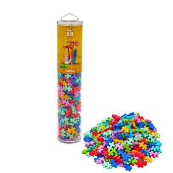 Méga tube de 240 pièces - Couleurs - jeu de construction enfant - PLUS PLUS 5
