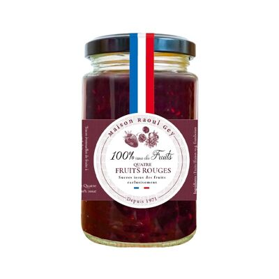 4 rote Früchte 100 % Früchte - Maison Raoul Gey - 270 g