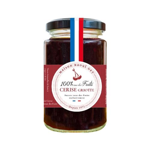Cerise Griotte 100% Fruits - Maison Raoul Gey - 270g