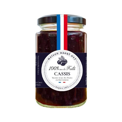 Cassis 100% Fruits - Maison Raoul Gey - 270g