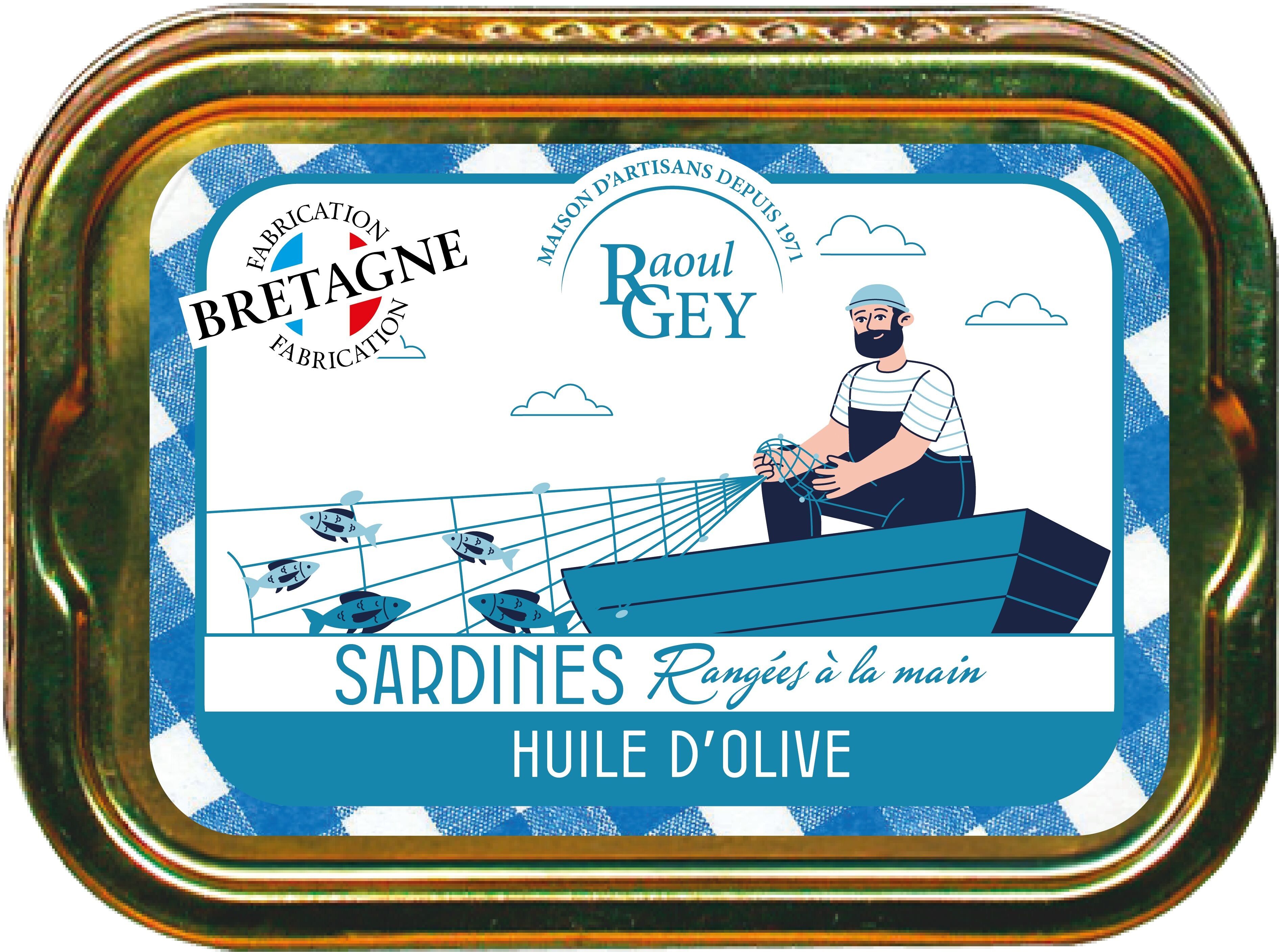 Sardina Sottolio Bretagna - Raoul Gey - 115g