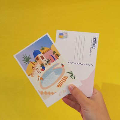 postal de verano