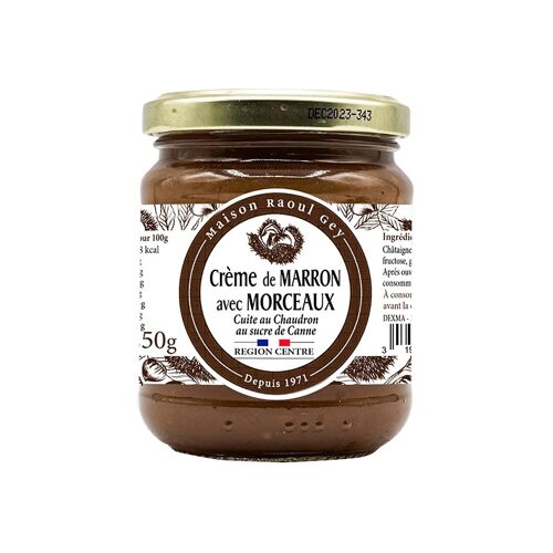 Confiture De Marrons Avec Morceaux - Maison Raoul Gey - 250g