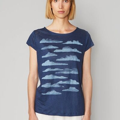 Nuages aqua bleu scandinave