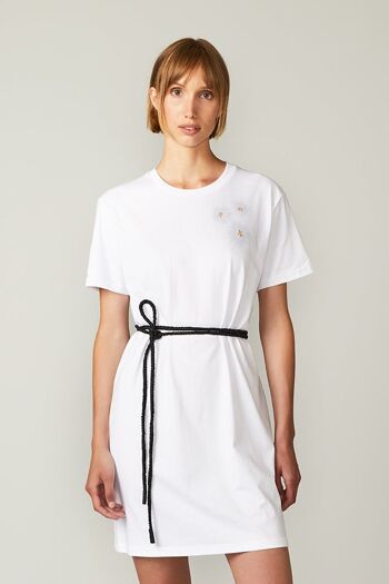 Robe Marguerites Blanc 1