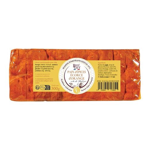 Pain D’Epices Ecorces D’Orange - Raoul Gey - 300g