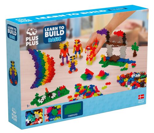Kit découverte de 600 pièces - jeu de construction enfant - PLUS PLUS