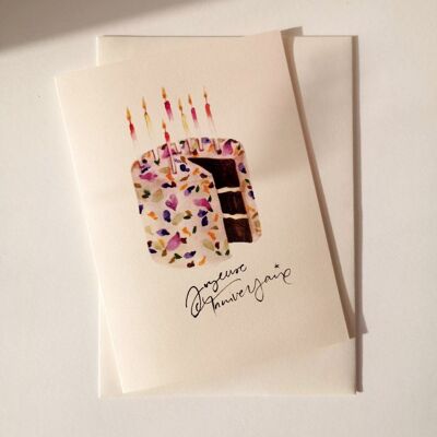 Geburtstagskarte "Geburtstagstorte"