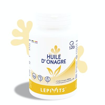 Huile d'onagre 500 mg