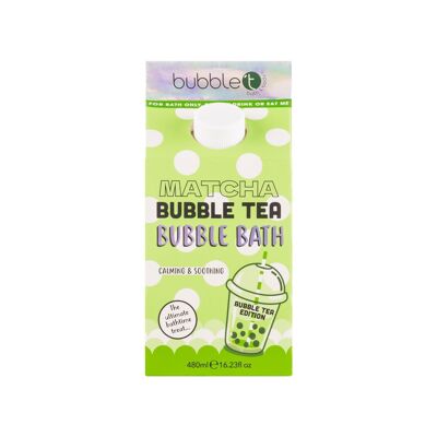Bubble Tea Matcha Baño de Burbujas (480ml)
