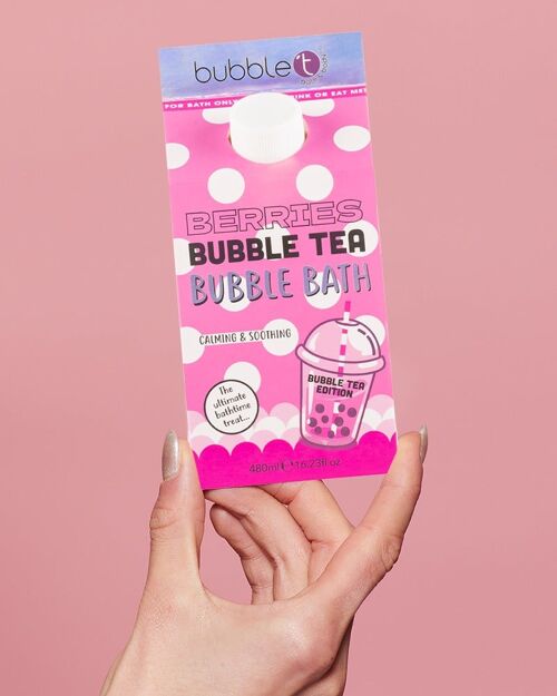 Bubble Tea Raspberry Bubble Bath (480ml)