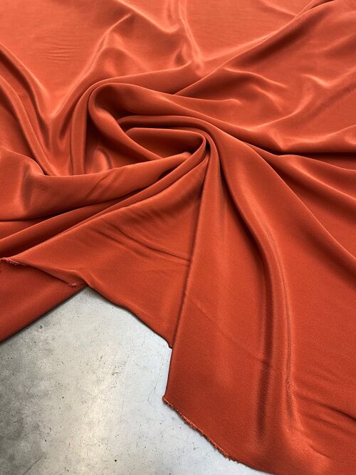 Tissu soie crêpe de chine lavée effet vintage - Ricci