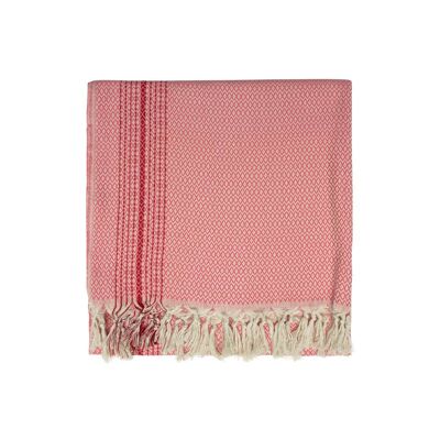 SERVIETTE PESTEMAL DIAMANT FUCHSIA