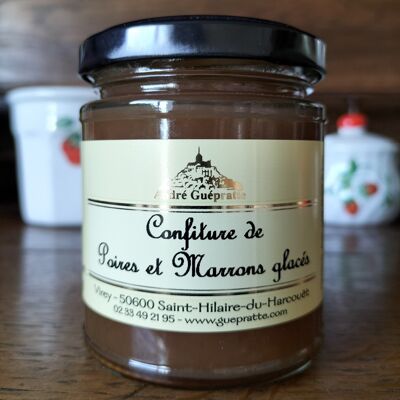 Pear and candied chestnut jam 210g