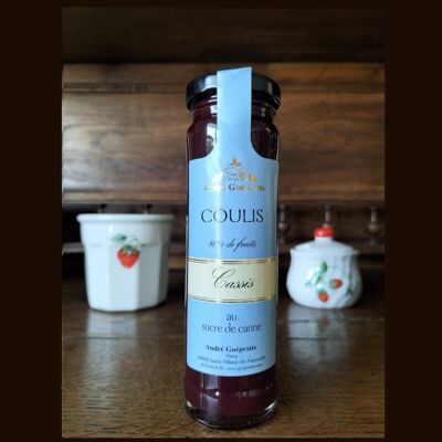 Coulis aus schwarzen Johannisbeeren 160g