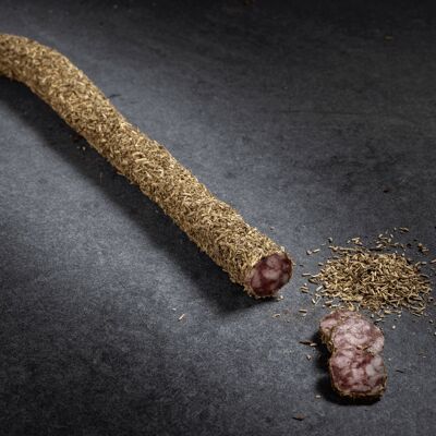 Fuet sausage with herbs