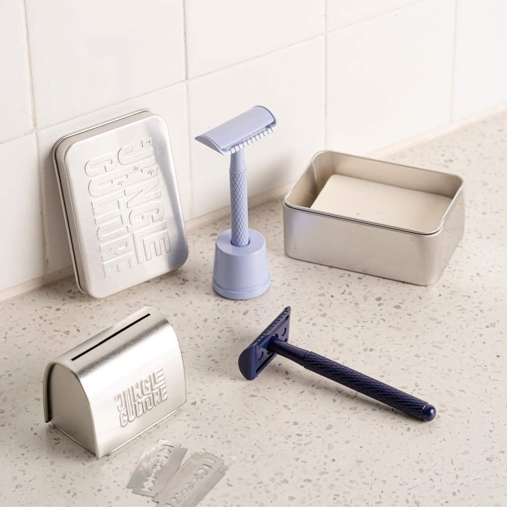 Safety Razors - Metal Reusable Razor - Includes 10x Razor Blades