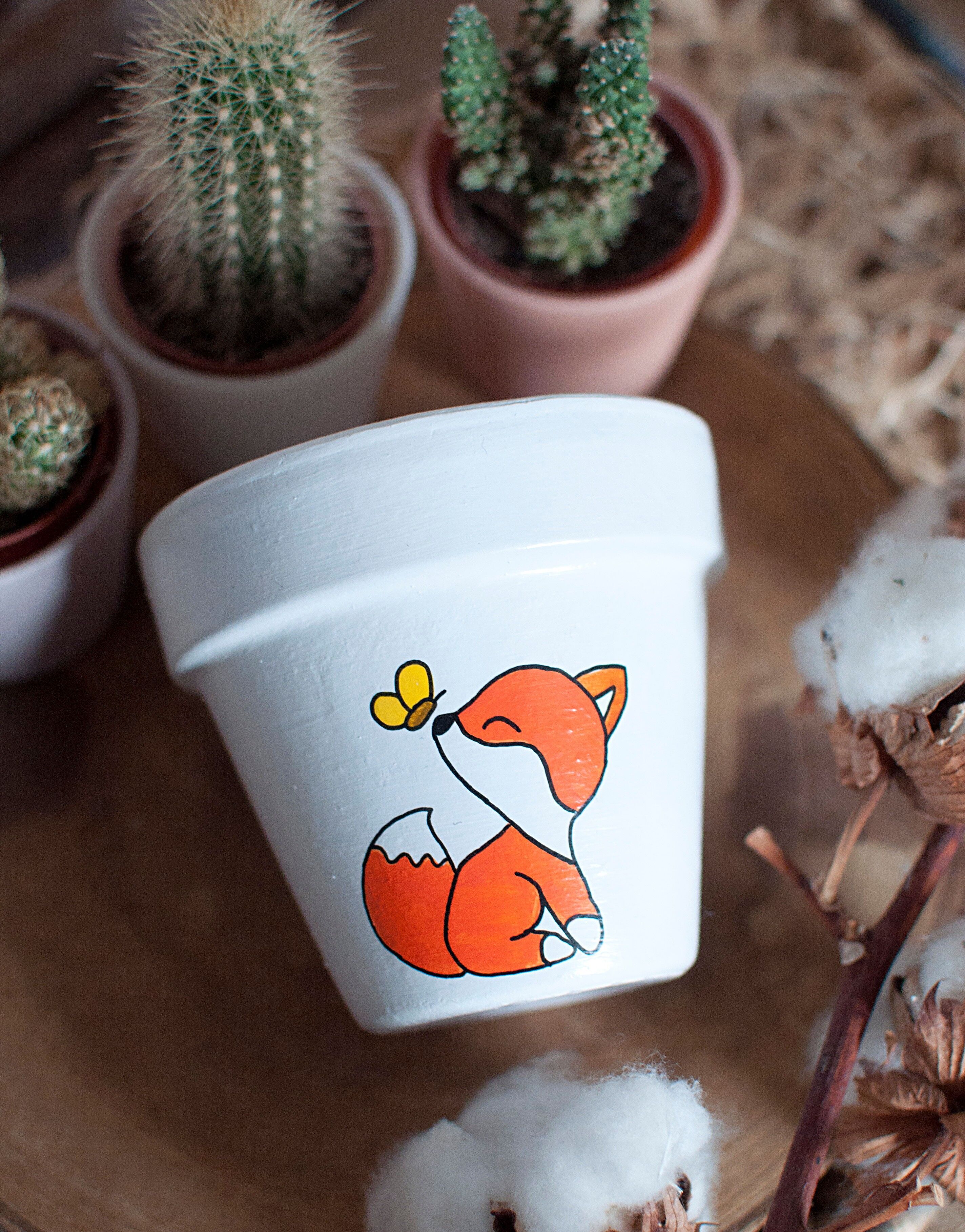 Vaso / cachepot in terracotta: Foxy
