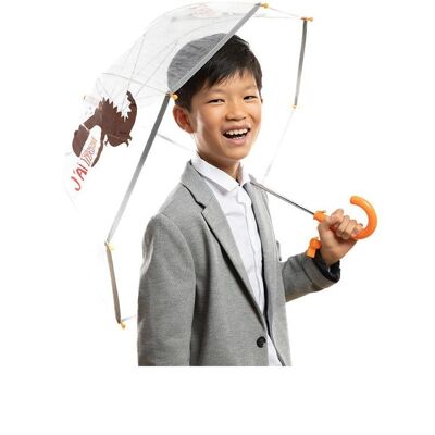 Parapluie Enfant Transparent Dinosaure Rigolo