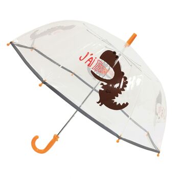 Parapluie Enfant Transparent Dinosaure Rigolo 3