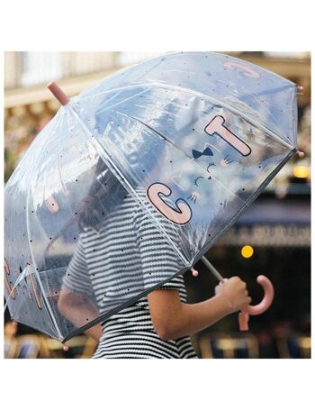 Parapluie Enfant Transparent Chats 1