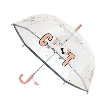 Parapluie Enfant Transparent Chats 3