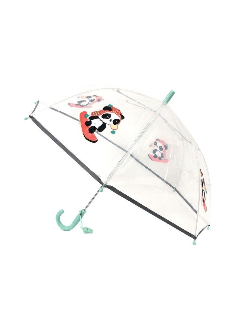 Children's transparent panda umbrella