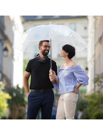 Parapluie de Golf Transparent Blanc - Mariage 3