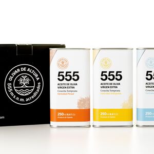 EVOO 555 Boîtes Pack 3 x 250 ml