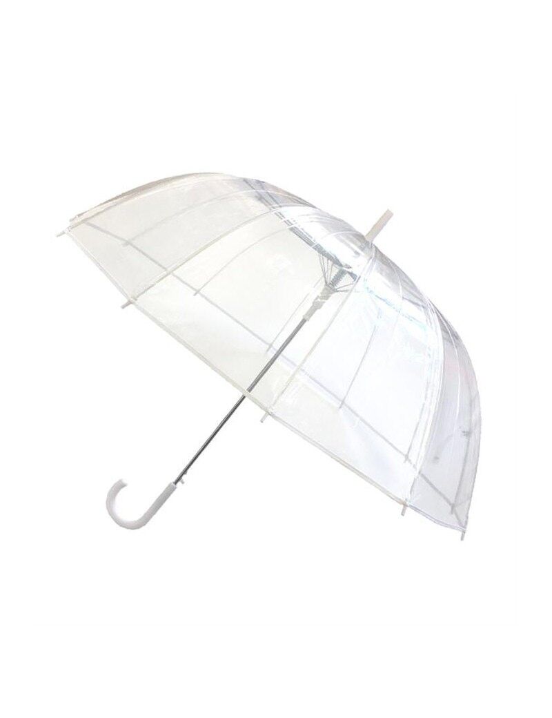 Ombrello Grande Trasparente Bordo Bianco - Matrimonio