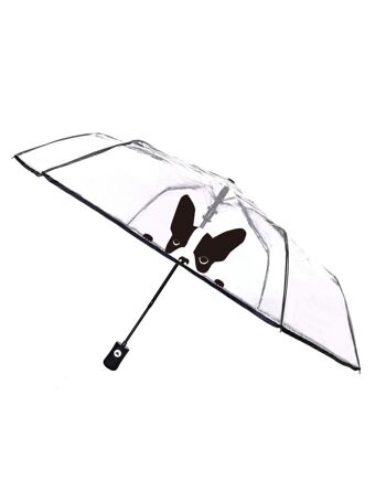 SMATI Parapluie Transparent Pliable Chien 1