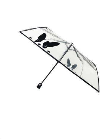 SMATI Parapluie Transparent Pliable Chien 3