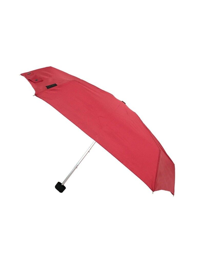 Glamouröser roter widerstandsfähiger Taschenschirm