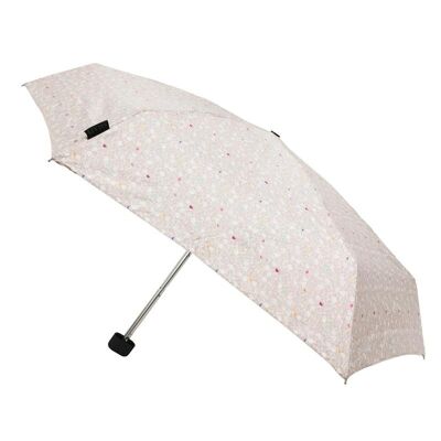 Mini ultra light manual umbrella Magritte powder pink