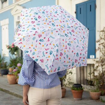 Parapluie de Poche Floral Multicolore 1