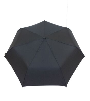Mini Parapluie Noir Automatique Résistant 2