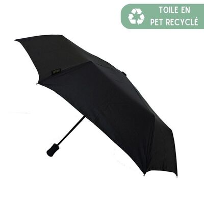 Schwarzer automatischer widerstandsfähiger Mini-Regenschirm