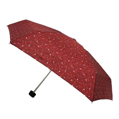 Paraguas de Bolsillo Mini Magritte Rojo Granate