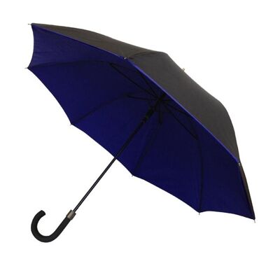 Paraguas grande lona doble azul