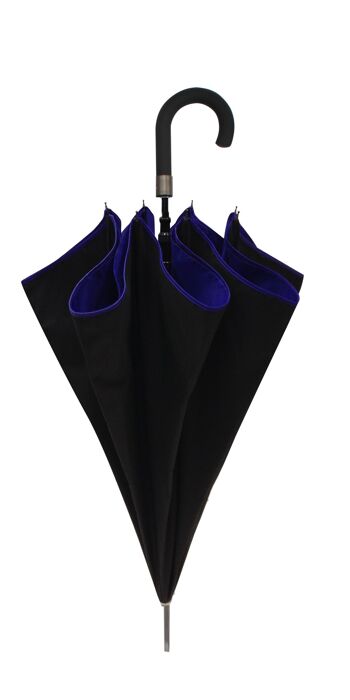 Grand Parapluie Double Toile Bleu 2