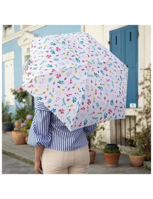 Petit Parapluie Automatique Floral Multicolore