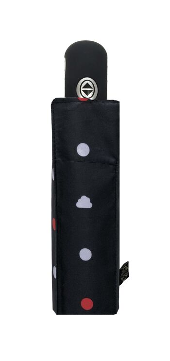 Petit Parapluie Automatique Pois Rouge/Bleu Nuage 7