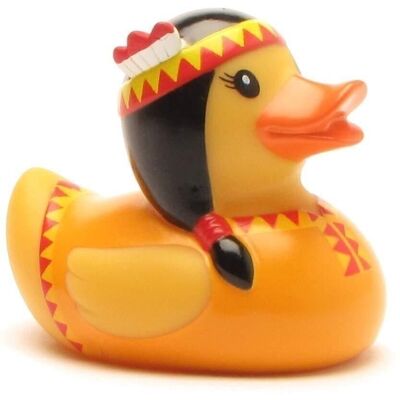 Rubber duck - Indian Squaw (orange) rubber duck