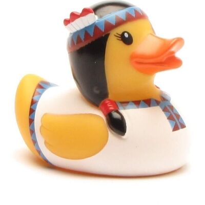 Rubber duck - Indian Squaw (white) rubber duck