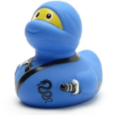Canard en caoutchouc - canard en caoutchouc Ninja (bleu)