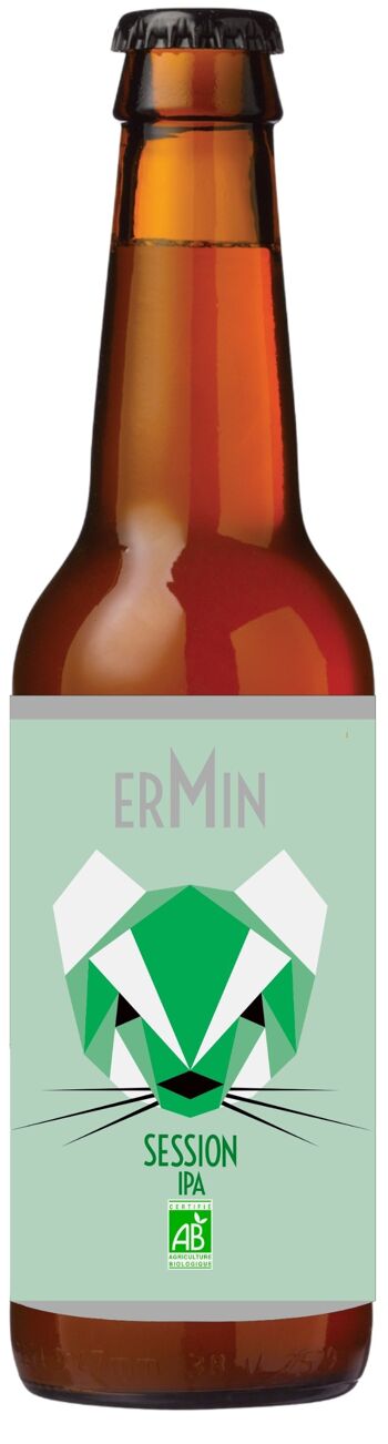SESSION IPA Bière ERMIN BIO 33cl