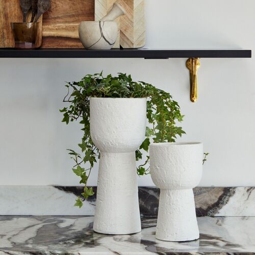 Nico Tall Planter Rustic H26cm x D15cm