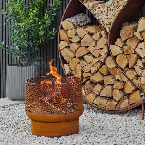 Outdoor Buttermere Basket Fire Pit